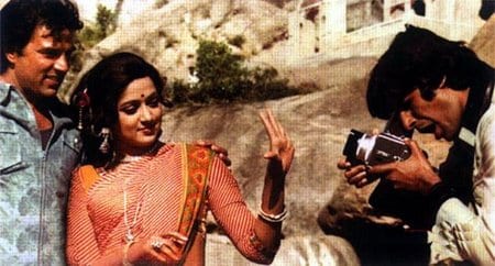 sholay behind the scenes pics 2887