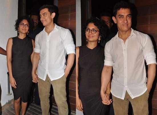 Aamir Khan & Kiran Rao at Imran Khan's House Warming Party