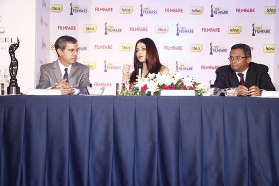 Aishwarya Rai Bachchan at the Press Conference of the 58th Idea Filmfare Awards