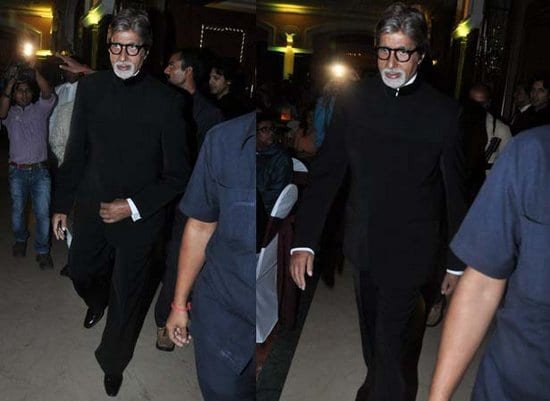 Amitabh Bachchan, Abhishek Bachchan & Aishwarya Rai Bachchan at Ustad Amjad Ali Khan's Book Launch