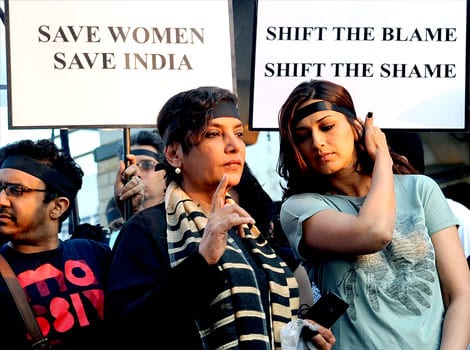 Bollywood Protest in Honour of Delhi Gangrape Victim