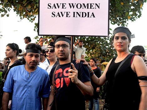 Bollywood Protest in Honour of Delhi Gangrape Victim