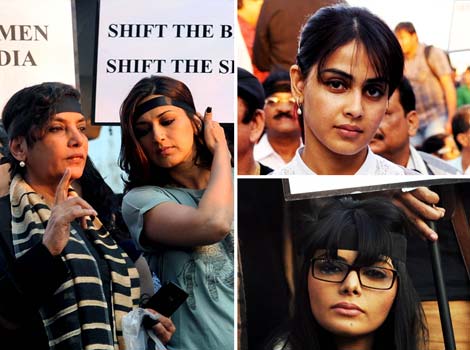 Bollywood Protest in Honour of Delhi Gangrape Victim