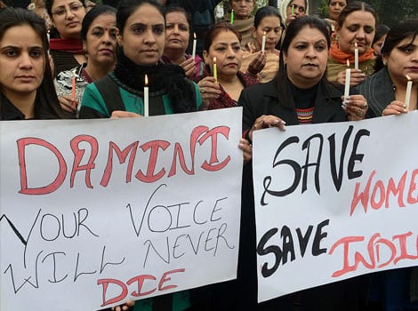 Delhi Gangrape Victim Protest