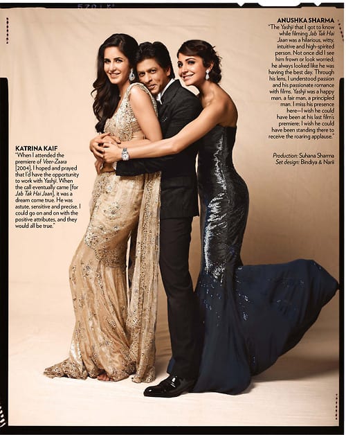 Katrina Kaif, Anuskha Sharma, Shah Rukh Khan in Vogue Magazine