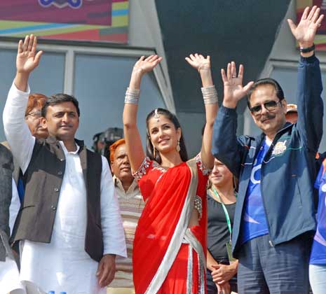 Katrina Kaif at the Hockey India League Opening Ceremony in Lucknow