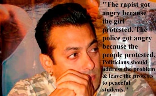 Salman Khan on Delhi Gangrape