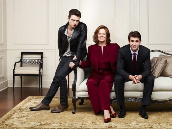 Sigourney Weaver, James Wolk & Sebastian Stan in Political Animals