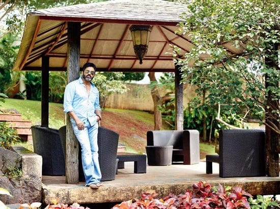 Suniel Shetty & Mana Shetty at Home in Khandala