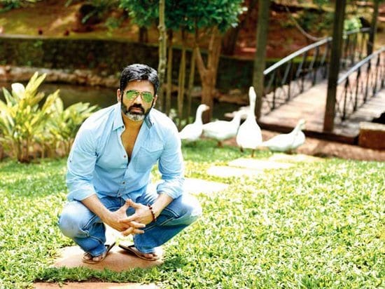 Suniel Shetty & Mana Shetty at Home in Khandala