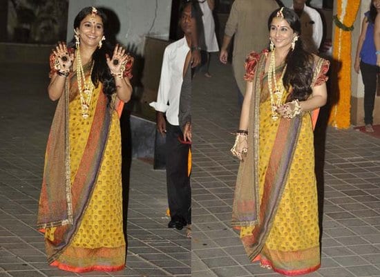 Vidya Balan at her Mehendi & Wedding Ceremony