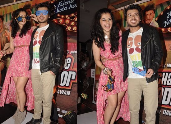 Ali Zafar, Tapsee, Divyendu, Siddharth and David Dhawan Spotted at Chashme Baddoor Music Launch