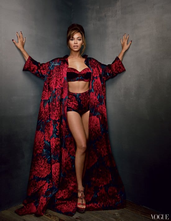 Beyoncé Knowles on Vogue Magazine