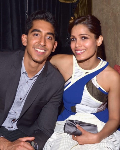 Freida Pinto and Dev Patel Spotted at a Pre-Oscar Party