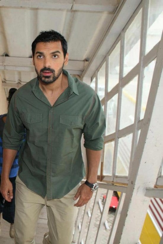 John Abraham Spotted on The Front Row with Anupama Chopra