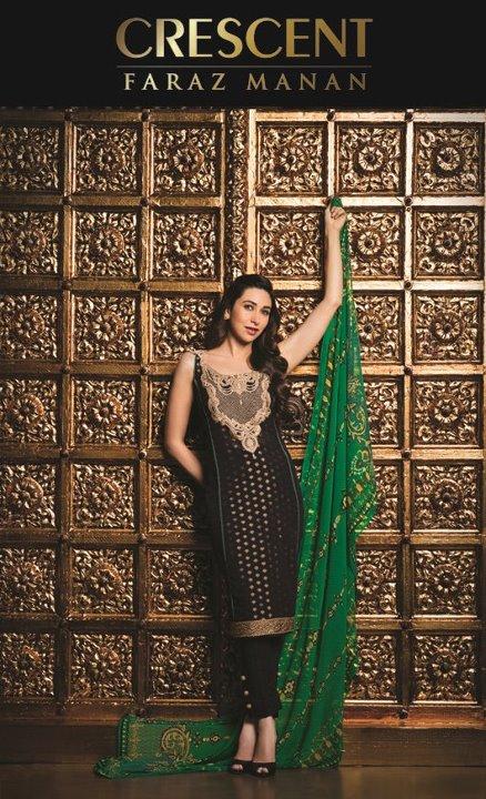 Karishma Kapoor in a Crescent Lawn Photoshoot