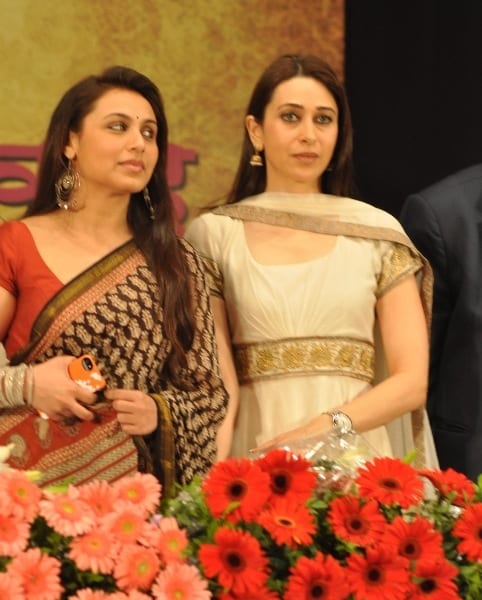 Rani Mukherji, Karisma Kapoor, Shabana Azmi, Mrinal Kulkarni at the Women-s Safety in Mumbai Event