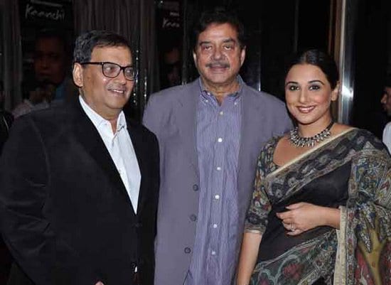 Salman Khan, Aamir Khan, Vidya Balan, Rishi Kapoor, Rakesh Roshan & Pinky Roshan at Subhash Ghai's Birthday