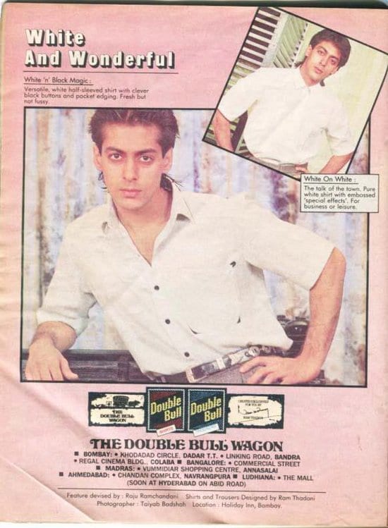 Salman Khan in Double Bull Shirts Ads