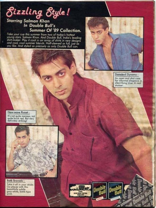 Salman Khan in Double Bull Shirts Ads