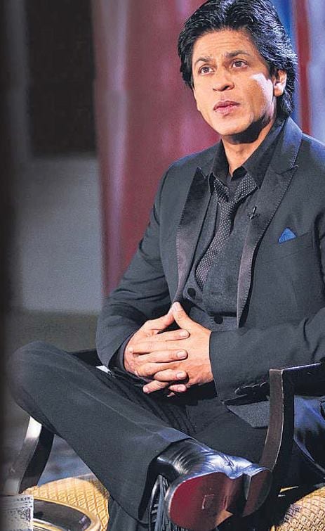 Shah Rukh Khan at the Hindustan Times Interview