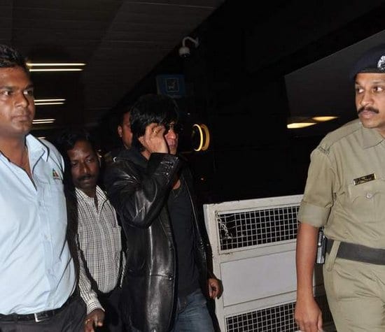 Shah Rukh Khan & Katrina Kaif Spotted at the Airport Leaving for Muscat