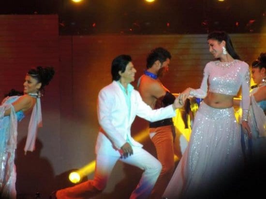 Shah Rukh Khan, Preity Zinta, Ali Zafar and Katrina Kaif at the Temptation Reloaded Concert