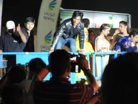 Shah Rukh Khan, Preity Zinta, Ali Zafar and Katrina Kaif at the Temptation Reloaded Concert