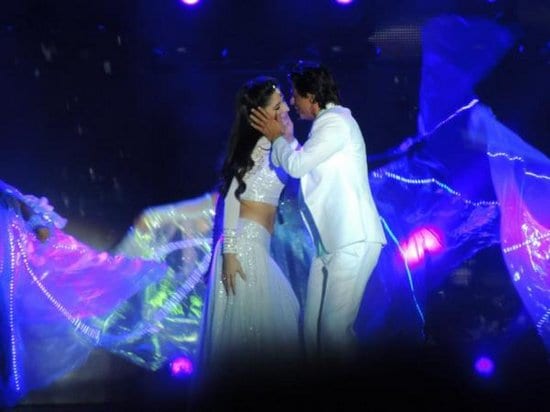 Shah Rukh Khan, Preity Zinta, Ali Zafar and Katrina Kaif at the Temptation Reloaded Concert