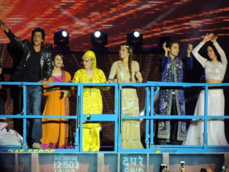 Shah Rukh Khan, Preity Zinta, Ali Zafar and Katrina Kaif at the Temptation Reloaded Concert