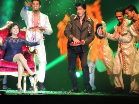 Shah Rukh Khan, Preity Zinta, Ali Zafar and Katrina Kaif at the Temptation Reloaded Concert