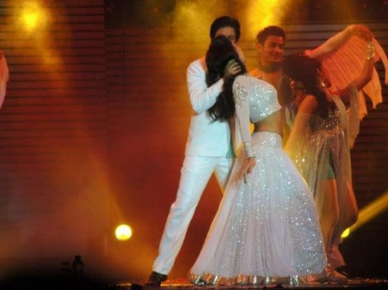 Shah Rukh Khan, Preity Zinta, Ali Zafar and Katrina Kaif at the Temptation Reloaded Concert