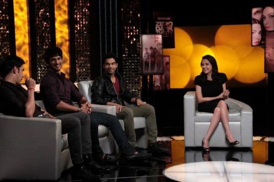 Sushant Singh Rajput, Raj Kumar Yadav and Amit Sadh on The Front Row