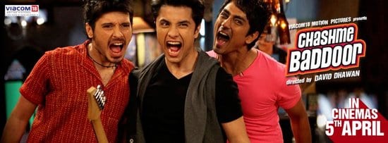 Taapsee, Ali Zafar, Siddharth and Divyendu Sharma in Chashme Baddoor