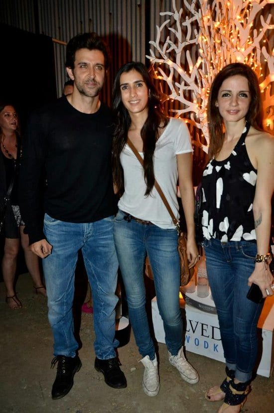 Hrithik Roshan and Sussanne Khan Roshan at IDF