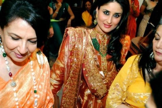 Kareena Kapoor and Sharmila Tagore Spotted at a Wedding