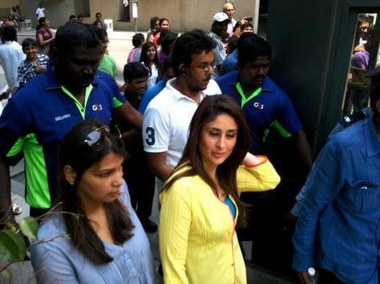 Kareena Kapoor, Shraddha Kapoor and Imran Khan on the sets of Gori Tere Pyaar Mein