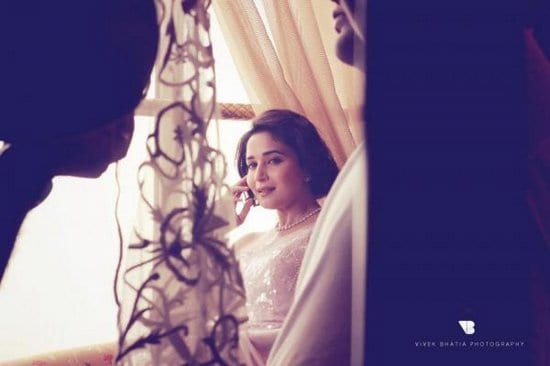 Madhuri Dixit on the sets of a Filmfare Photoshoot