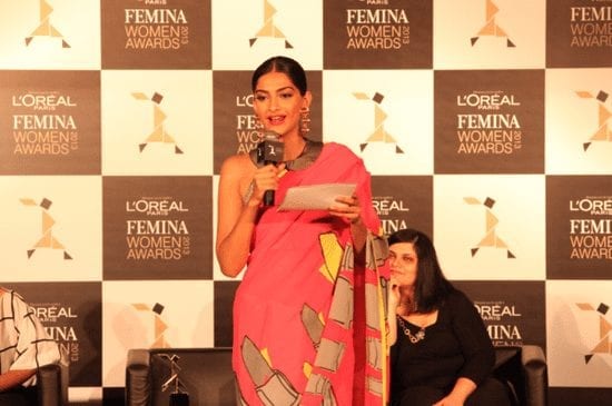 Sonam Kapoor at L'Oreal Paris & Femina Women Awards Press Conference