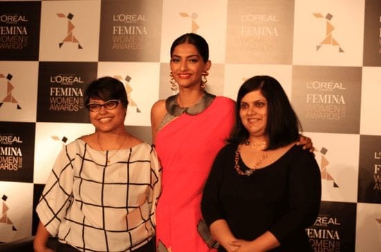 Sonam Kapoor at L'Oreal Paris & Femina Women Awards Press Conference