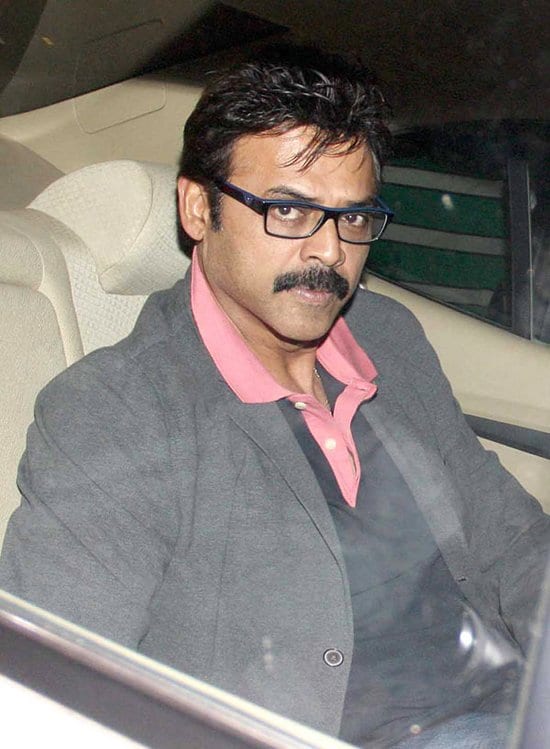 Venkatesh at the Steven Spielberg Party in Mumbai