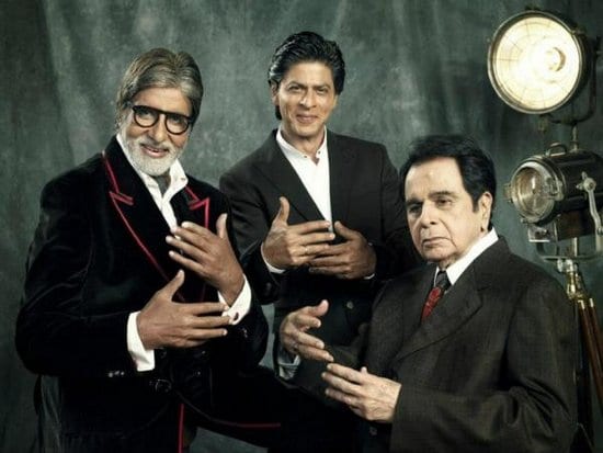 Dilip Kumar, Amitabh Bachchan and Shah Rukh Khan on Filmfare Magazine