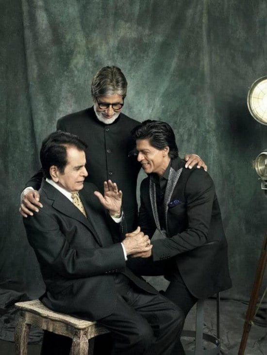 Dilip Kumar, Amitabh Bachchan and Shah Rukh Khan on Filmfare Magazine