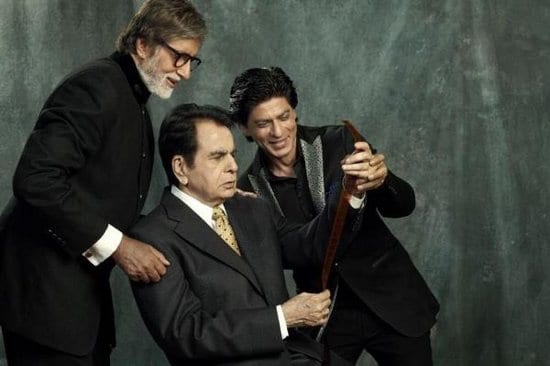 Dilip Kumar, Amitabh Bachchan and Shah Rukh Khan on Filmfare Magazine