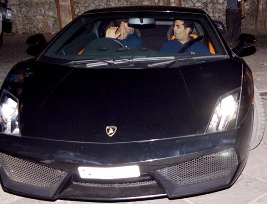 John Abraham takes Karan Johar on a ride in his new Lamborghini