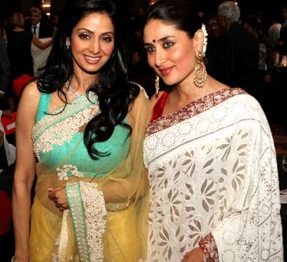 Kareena Kapoor and Sridevi at the NDTV Indian of the Year Ceremony