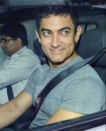 Aamir Khan at Karan Johar's Birthday Party