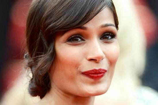 Freida Pinto at Jeune & Jolie Premiere in Cannes