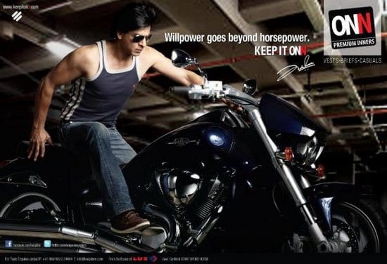 Shah Rukh Khan in ONN Ads