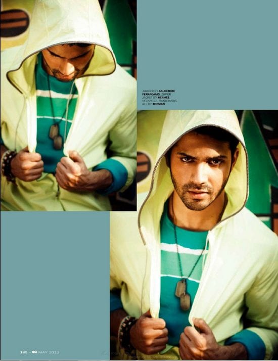 Varun Dhawan on GQ Magazine